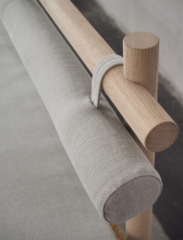 Nærbilde av møbler laget av Krafted. Foto