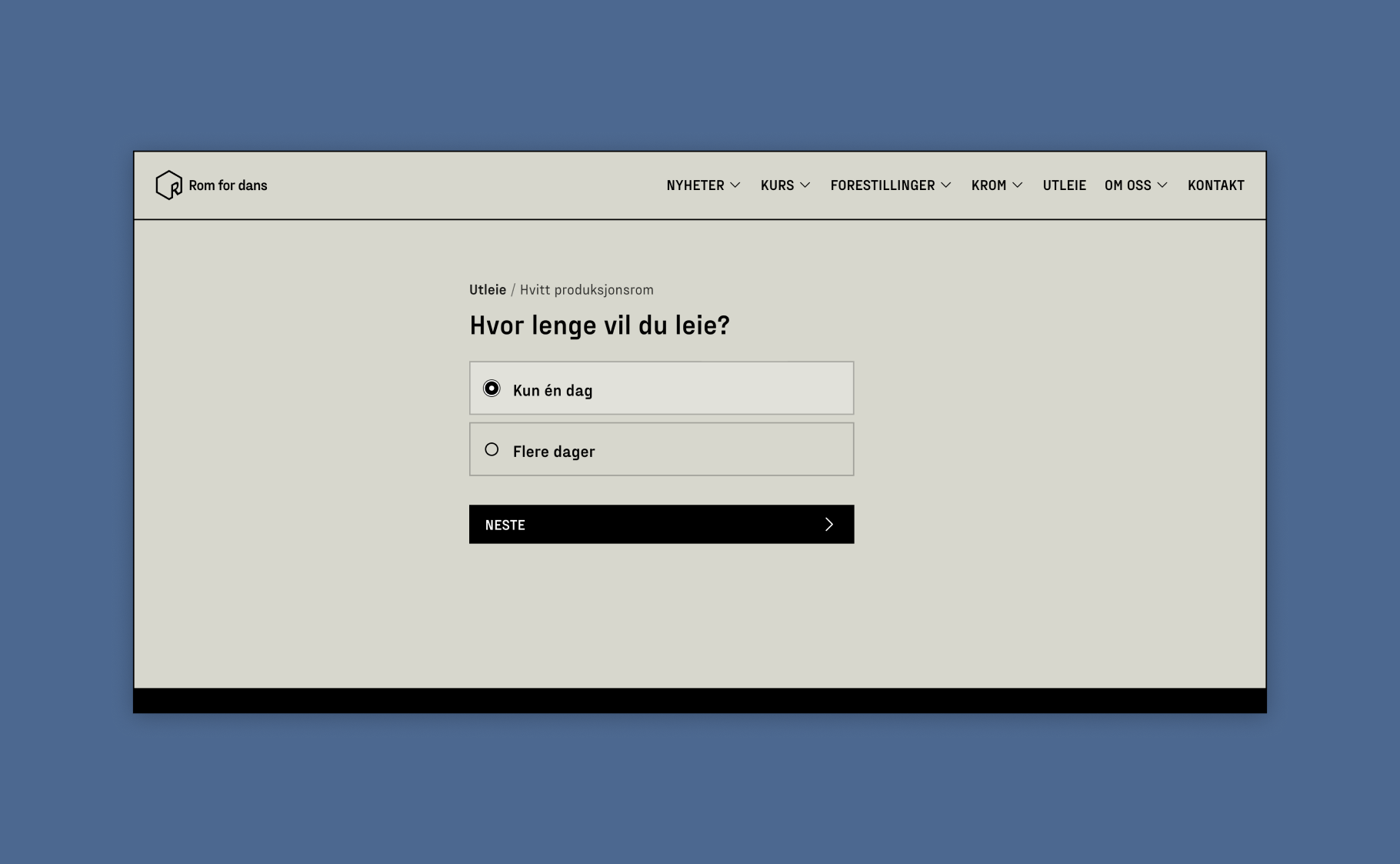 Bookingløsning med Sanity