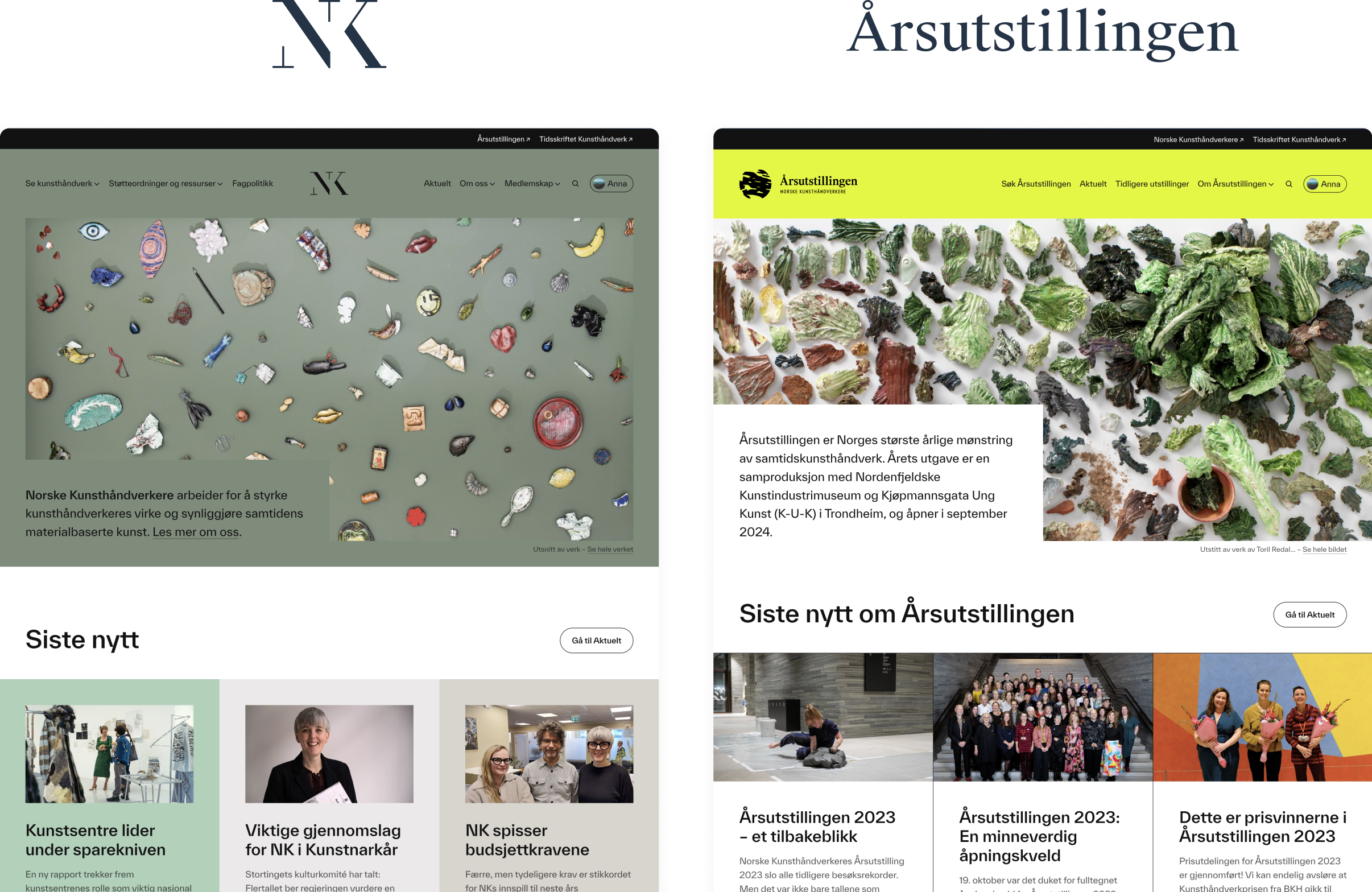 a computer screen shows two different websites one of which says siste nytt