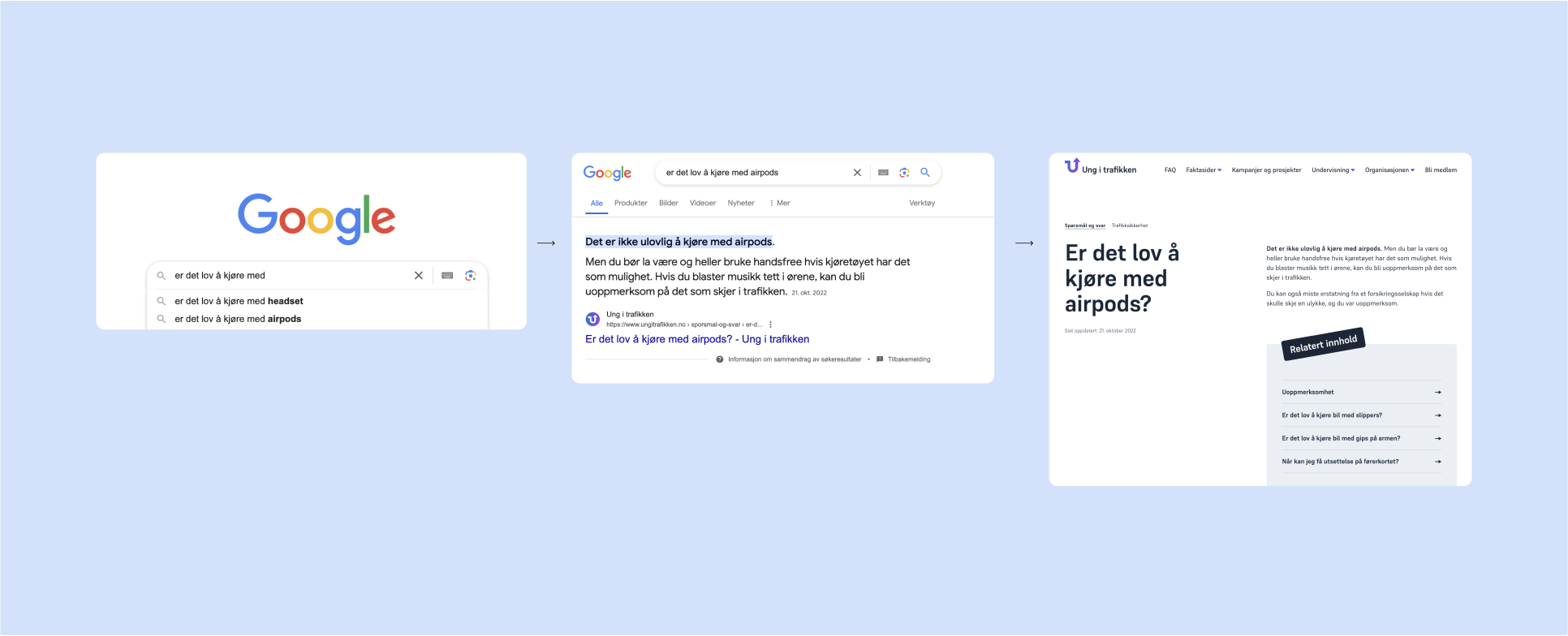 a google search results page with a question about airpods