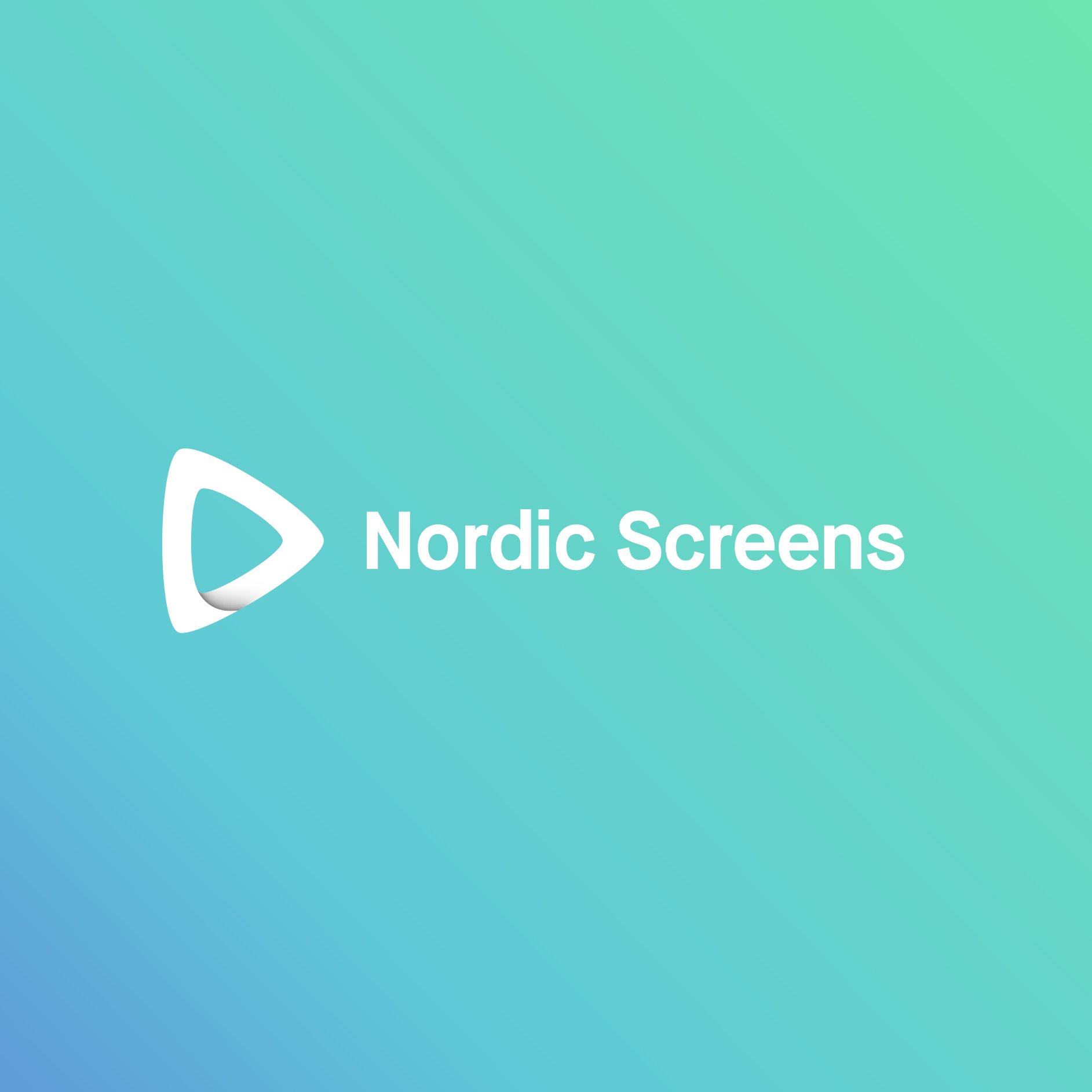 Nordic Screens logo.