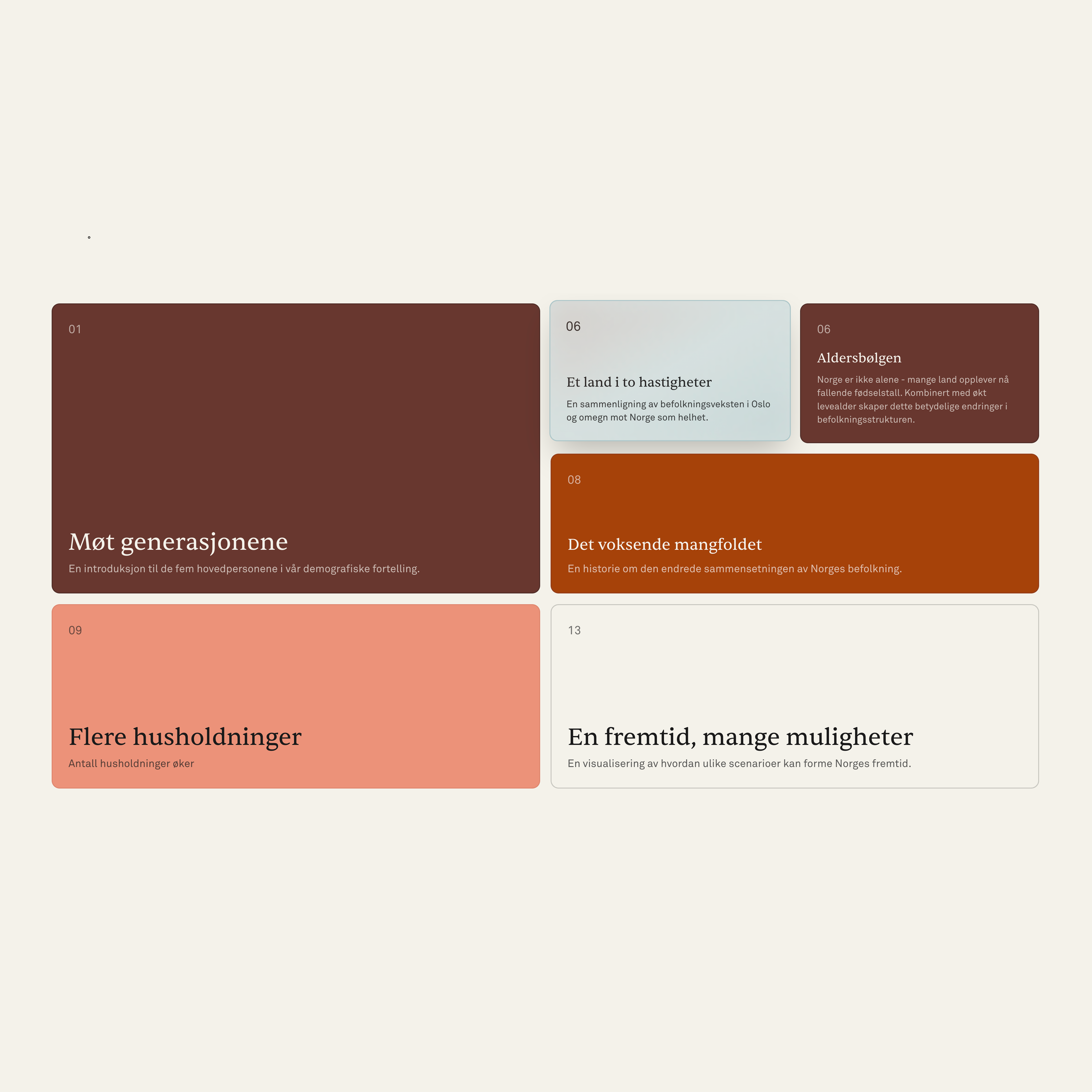 a page that says mot generasjonen on it