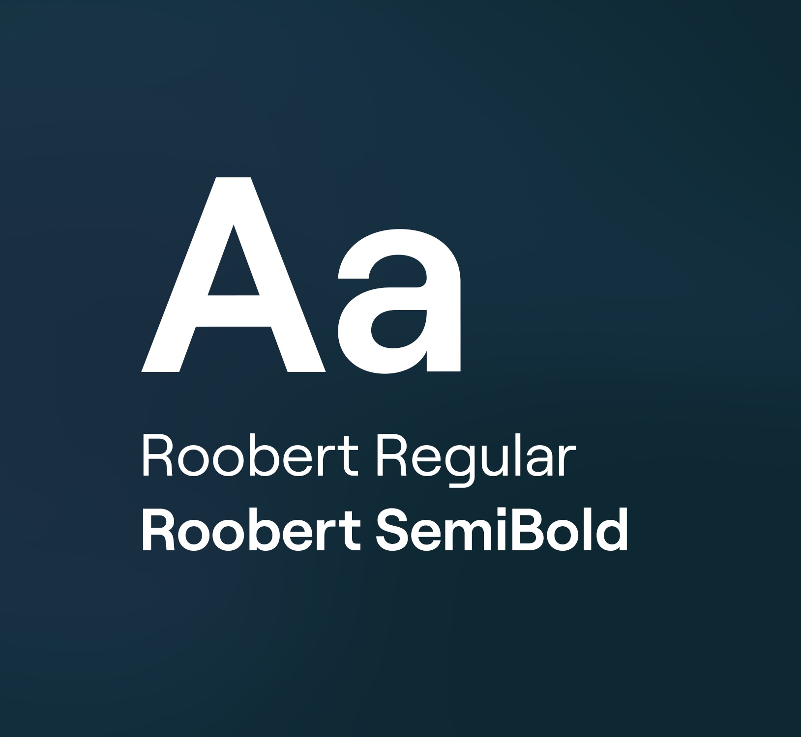 Fontene til Cameo. Roobert Regular og semiold