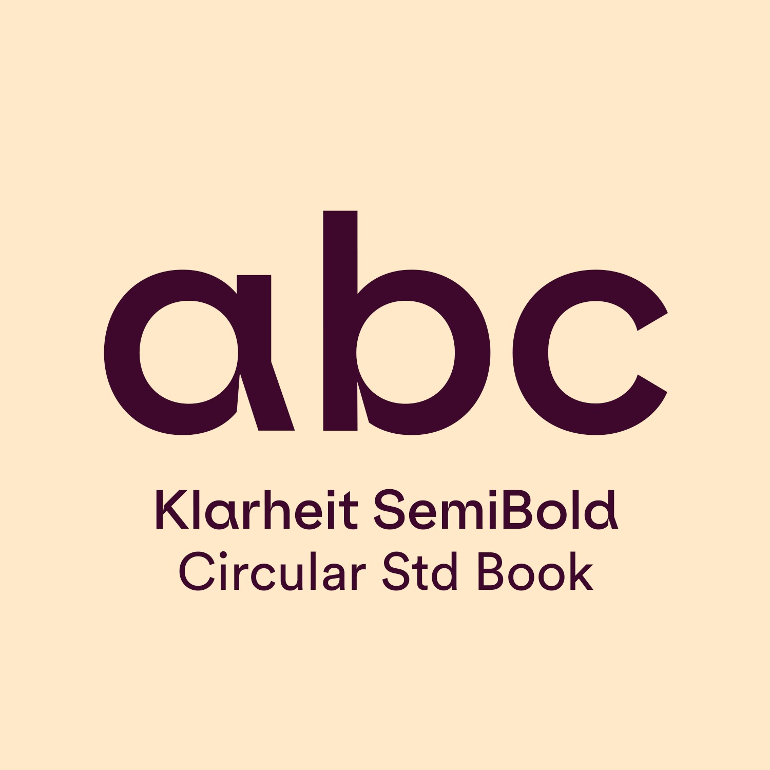 Fonter: Klarheit Semibold og Circular Std Book.