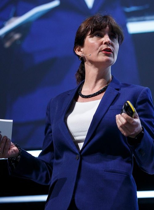 Portrett av Kjersti Løchen Stavrum i Stiftelsen Tinius. Foto