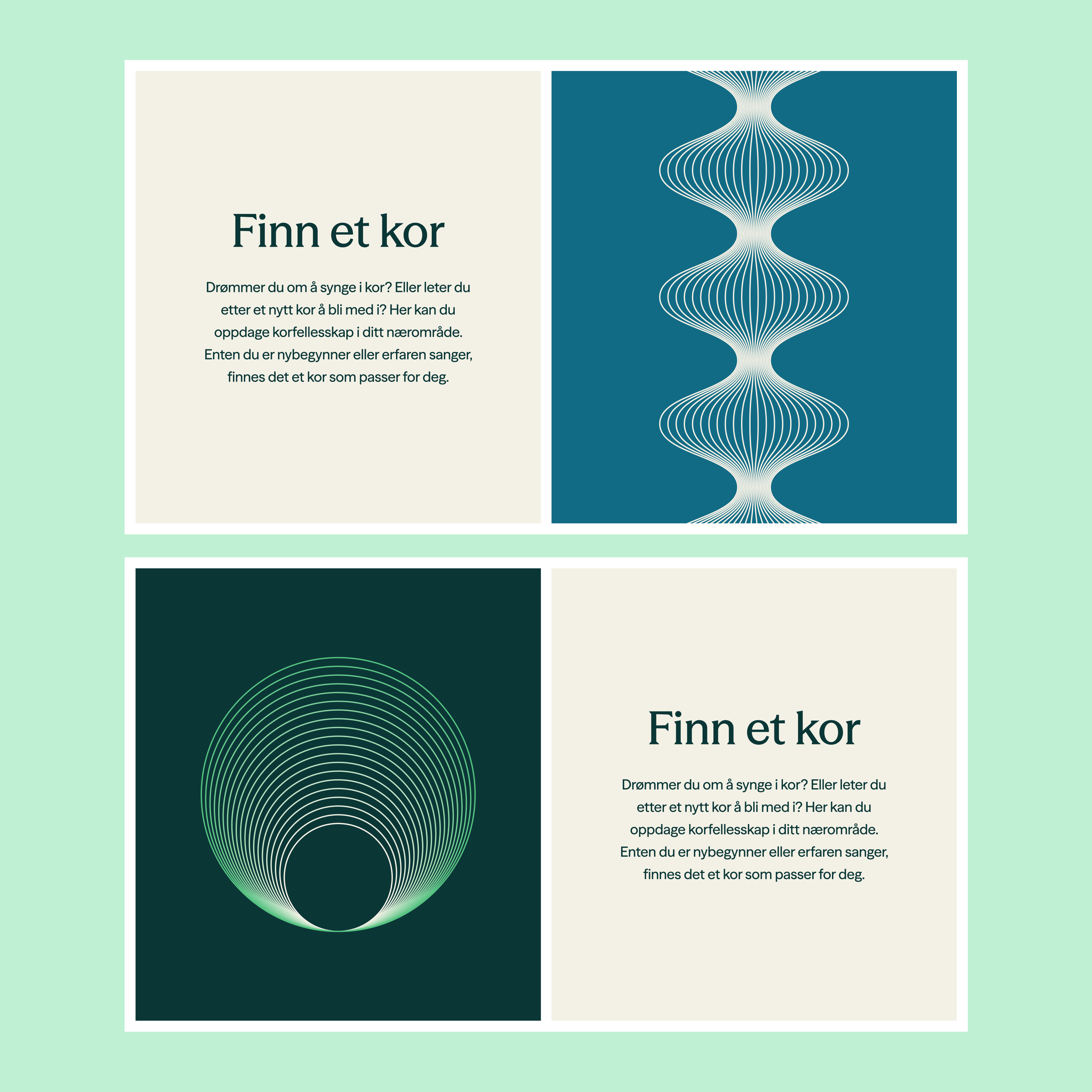 a poster with finn et kor written on it