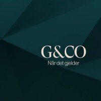 Logoen til Advokatfirmaet Grindstad, samt slagordet "Når det gjelder"