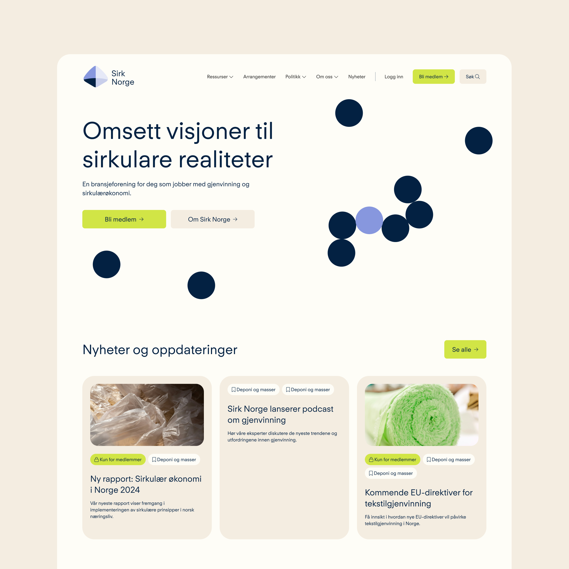 a screenshot of the silk norge website