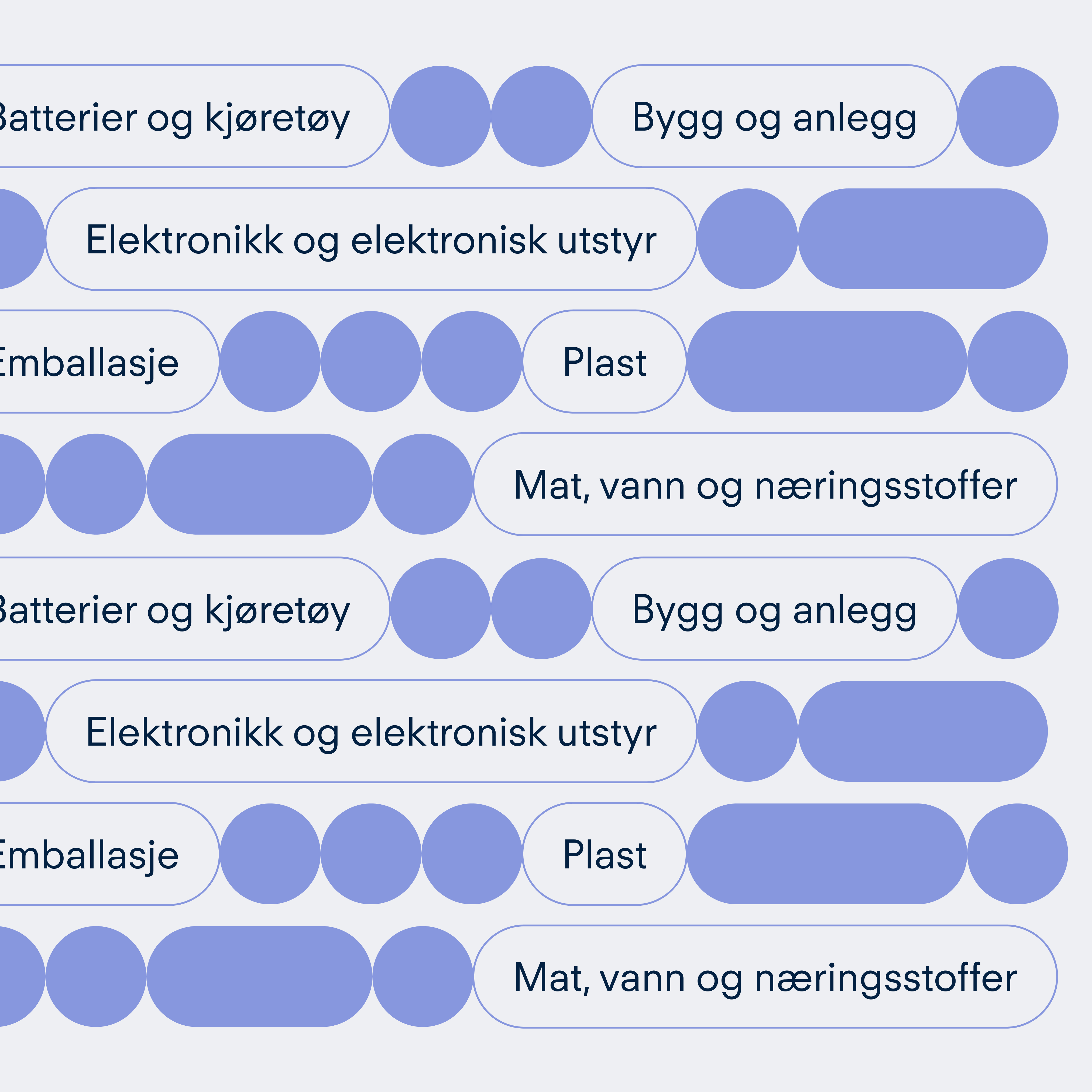 a grid of blue circles with the word plast in the middle