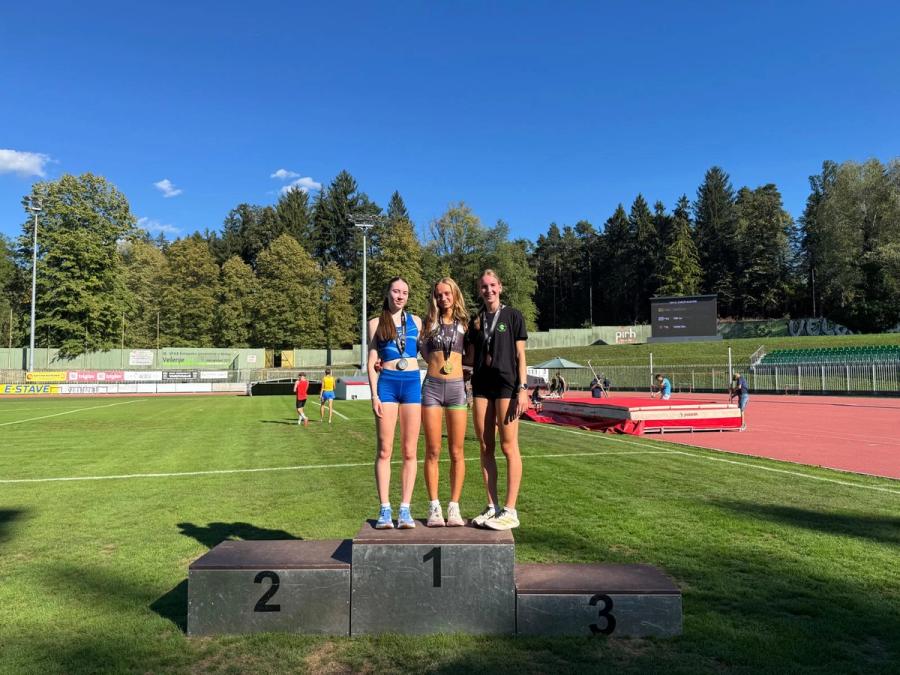 DVE SREBRNI IN DVE BRONASTI KOLAJNI ZA AK SLOVENJ GRADEC NA FINALSUM ATLETSKEGA POKALA SLOVENIJE U20