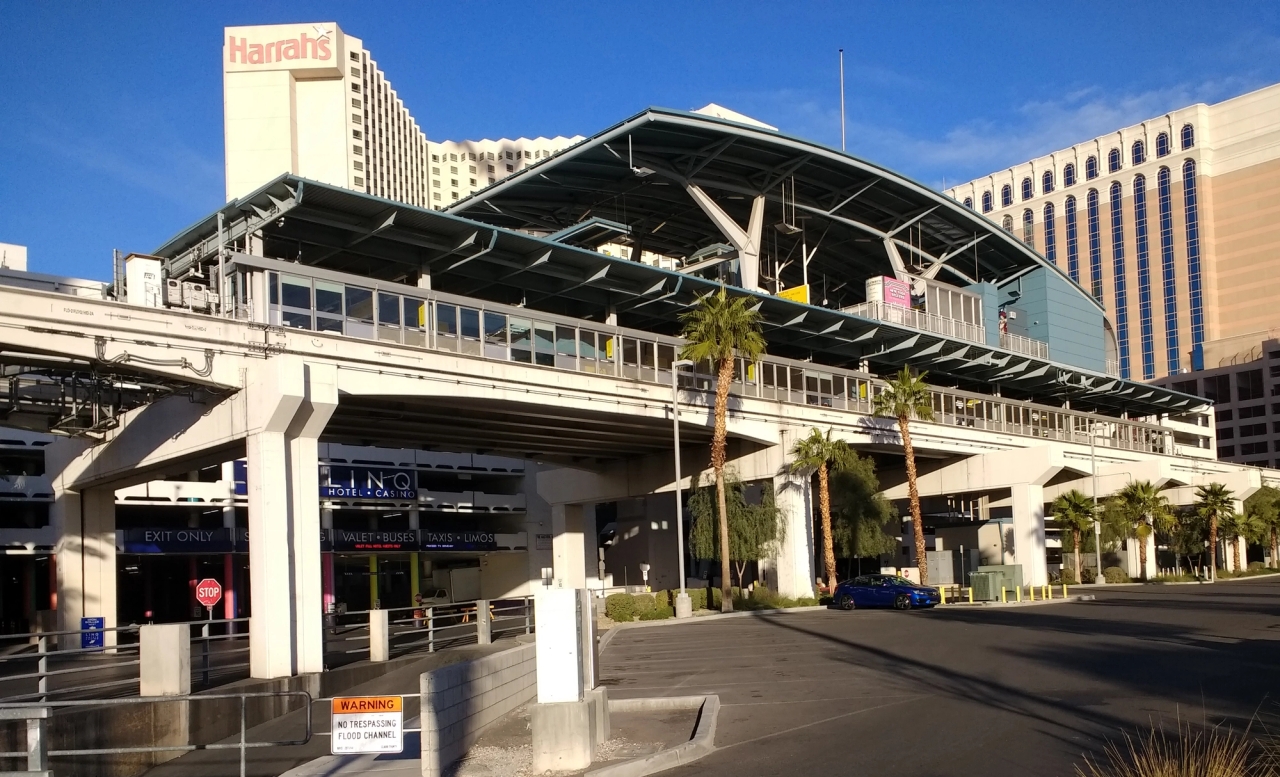Harrah's and the LINQ Station in Las Vegas, Nevada