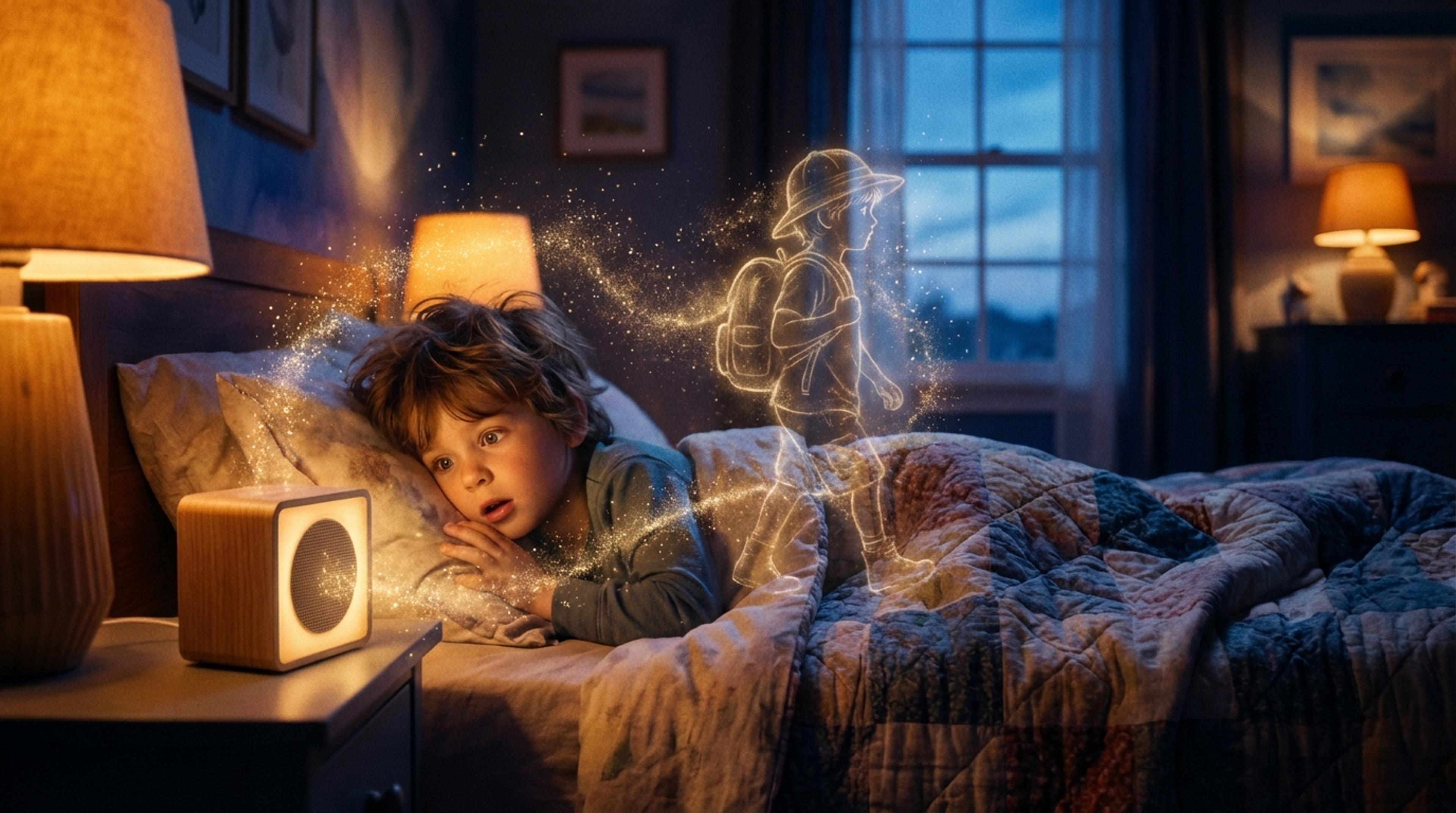 A child listening to a story