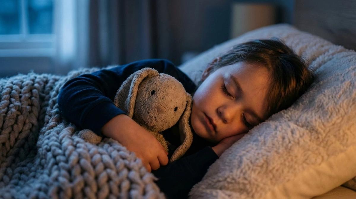 Kind schläft friedlich