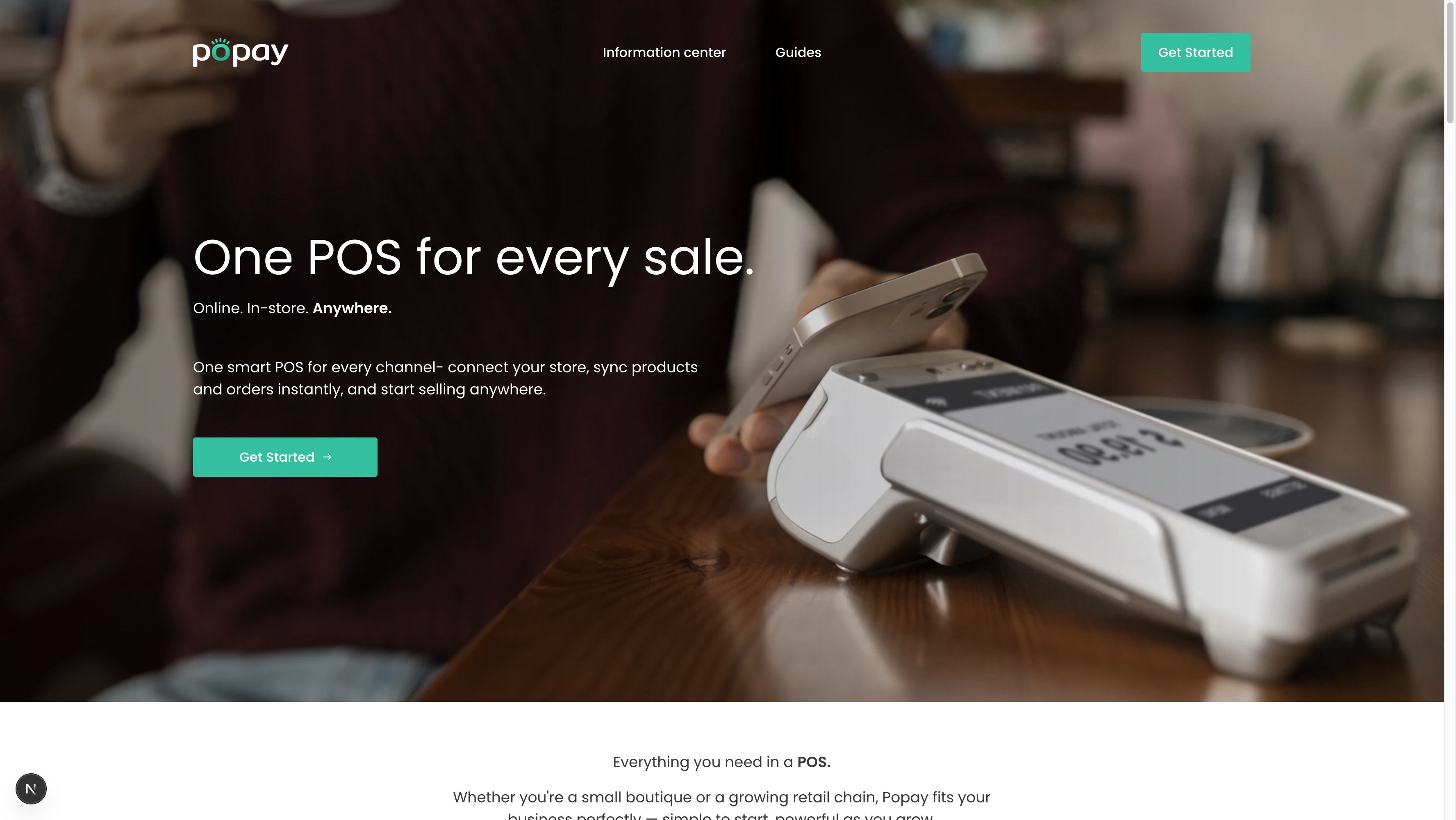 Finished Hero Section