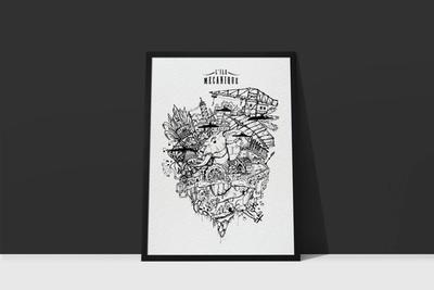 Affiche L'île mécanique