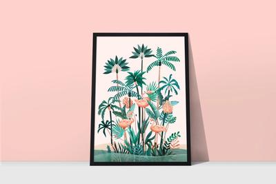 Affiche Flamingo