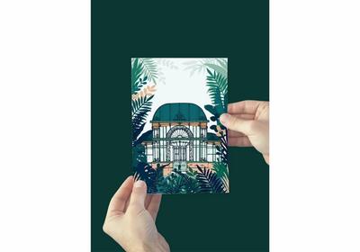 Affichette Blue Palmarium A5