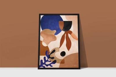 Affiche Lune Bleue