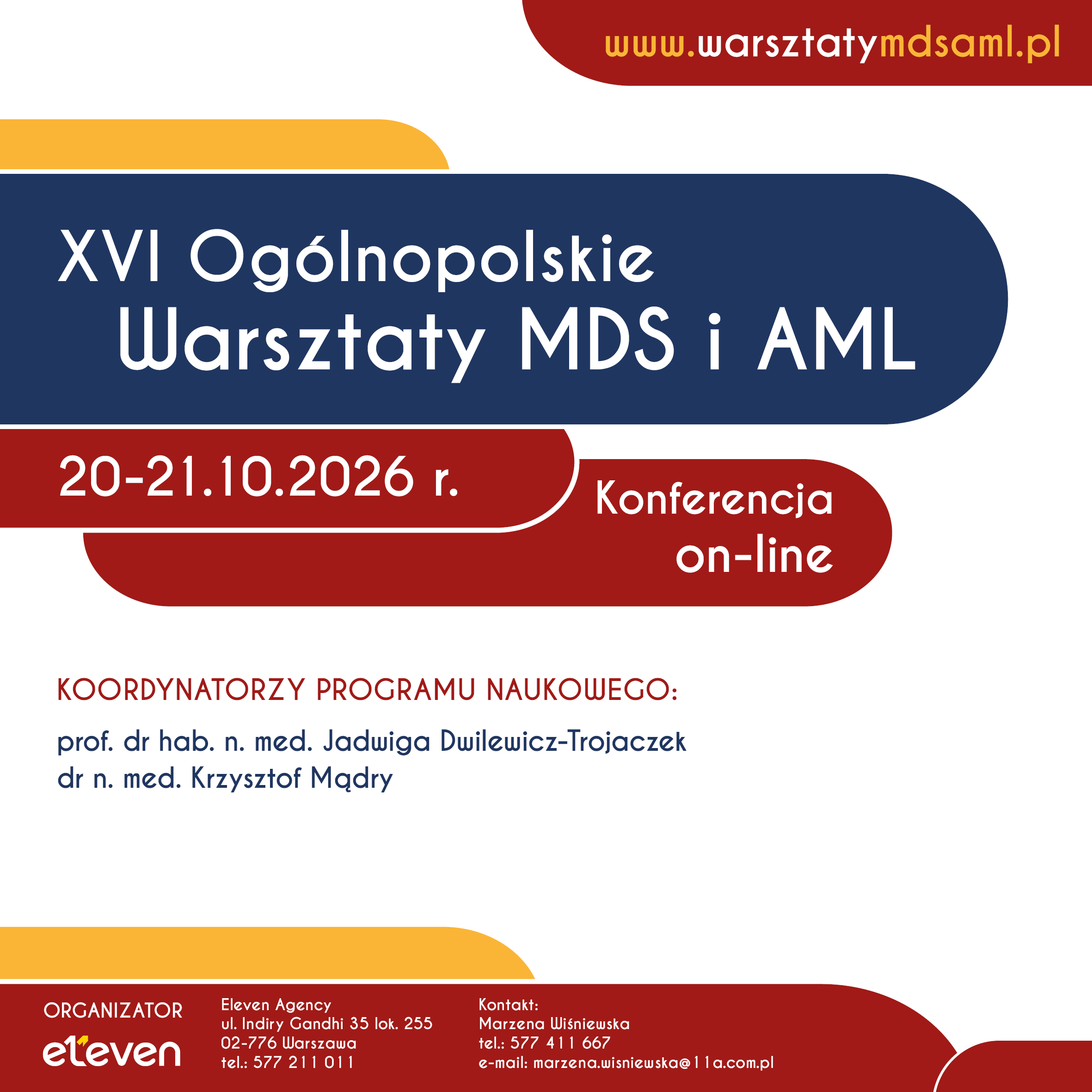 XVI Ogólnopolskie Warsztaty MDS i AML
