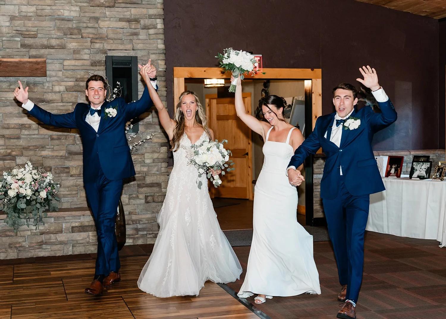 A Tale of Two Weddings: Sara & Dylan + Anna & Tyler at Whispering Hollow Estate