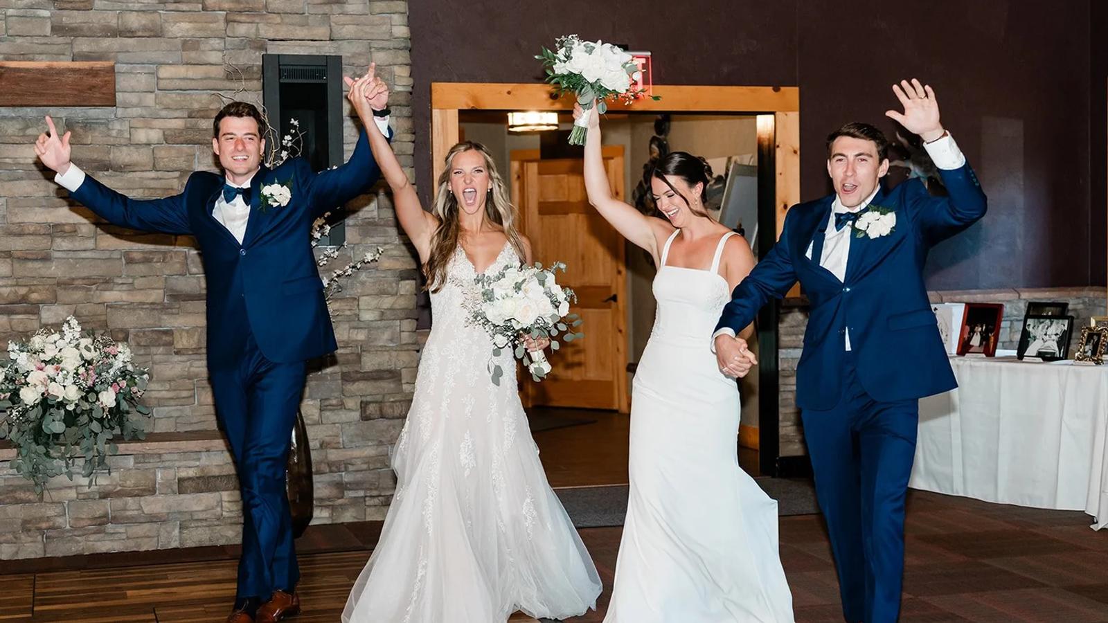 A Tale of Two Weddings: Sara & Dylan + Anna & Tyler at Whispering Hollow Estate
