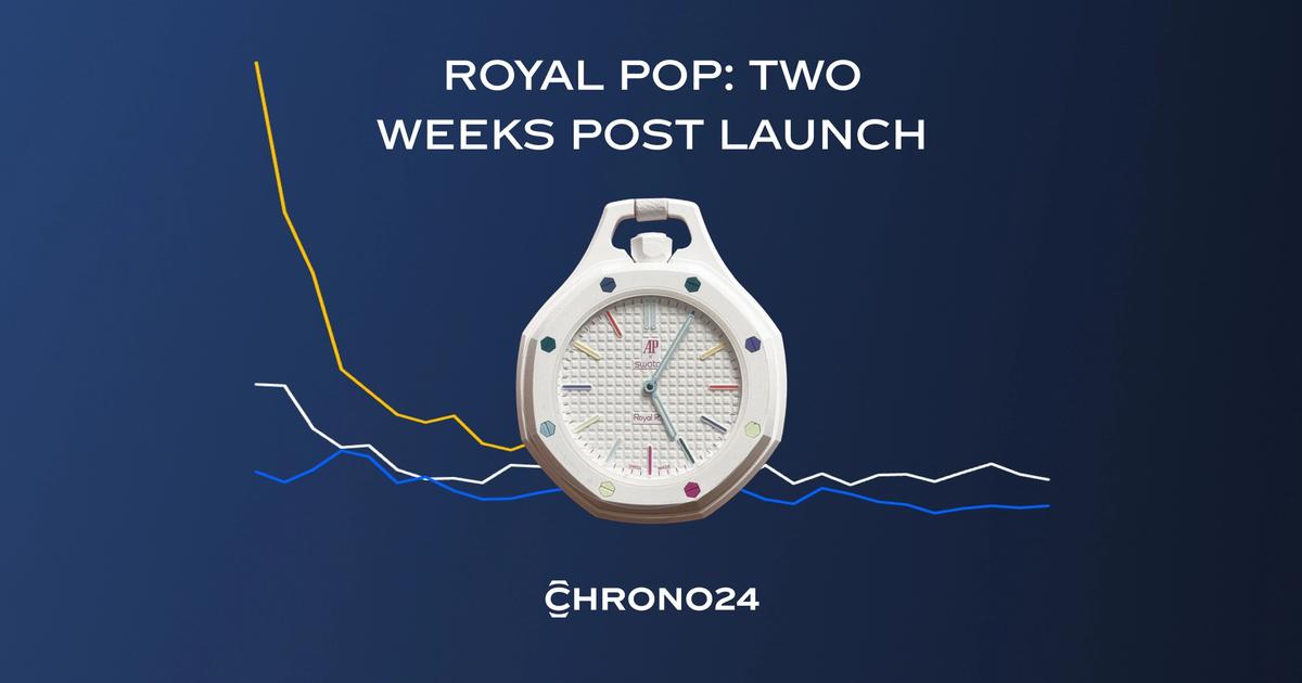 スウォッチ × オーデマ ピゲ「Royal Pop」発売から2週間：リセール価格 