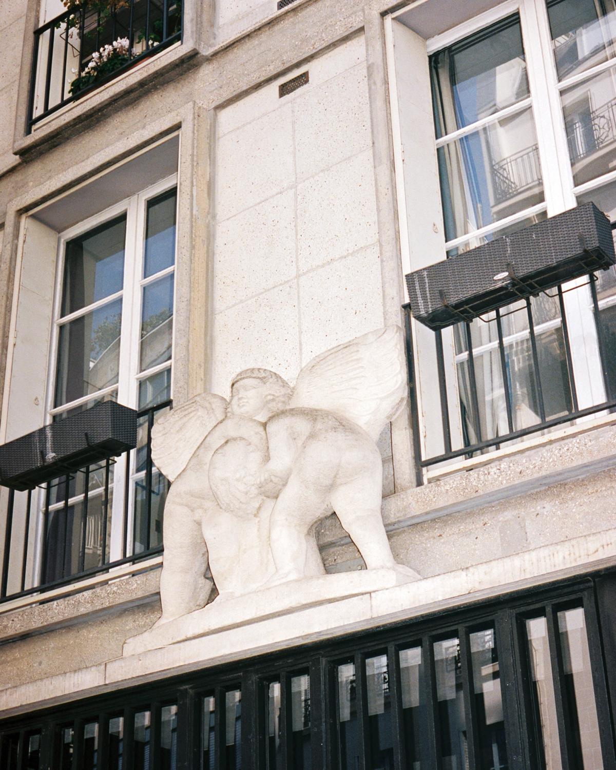 The exterior of the building of the home of renowned architect Auguste Perret in Paris France.