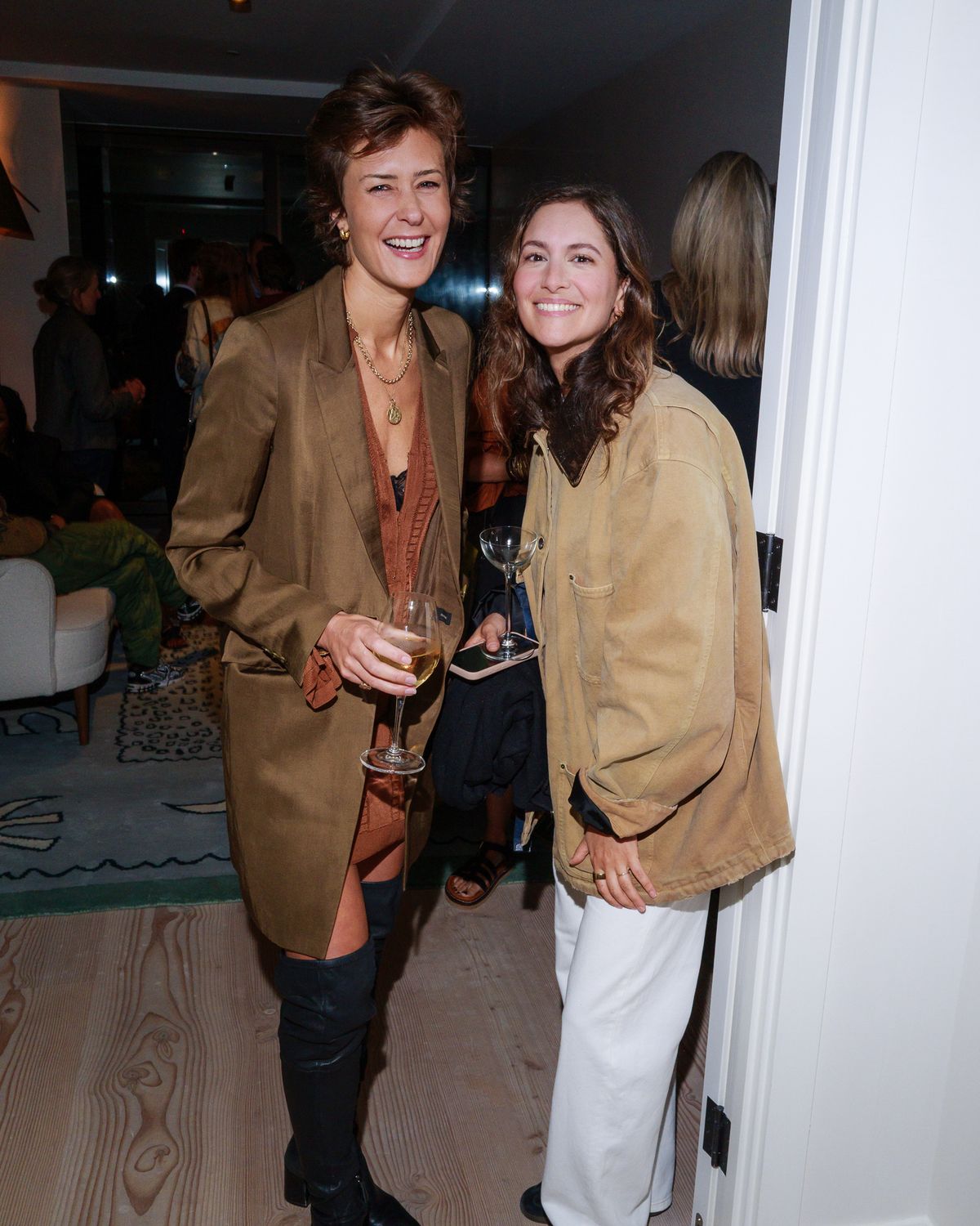 Porträt der Gäste bei der Eagle + Hodges Launch-Veranstaltung in London.