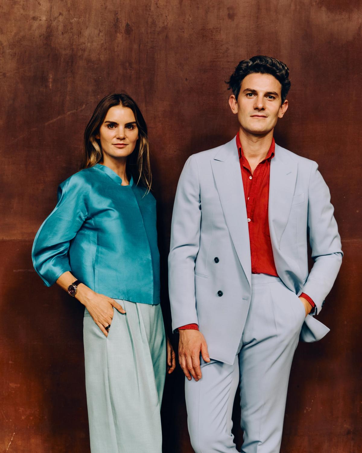 Portrait of designer duo Campbell-Rey together.