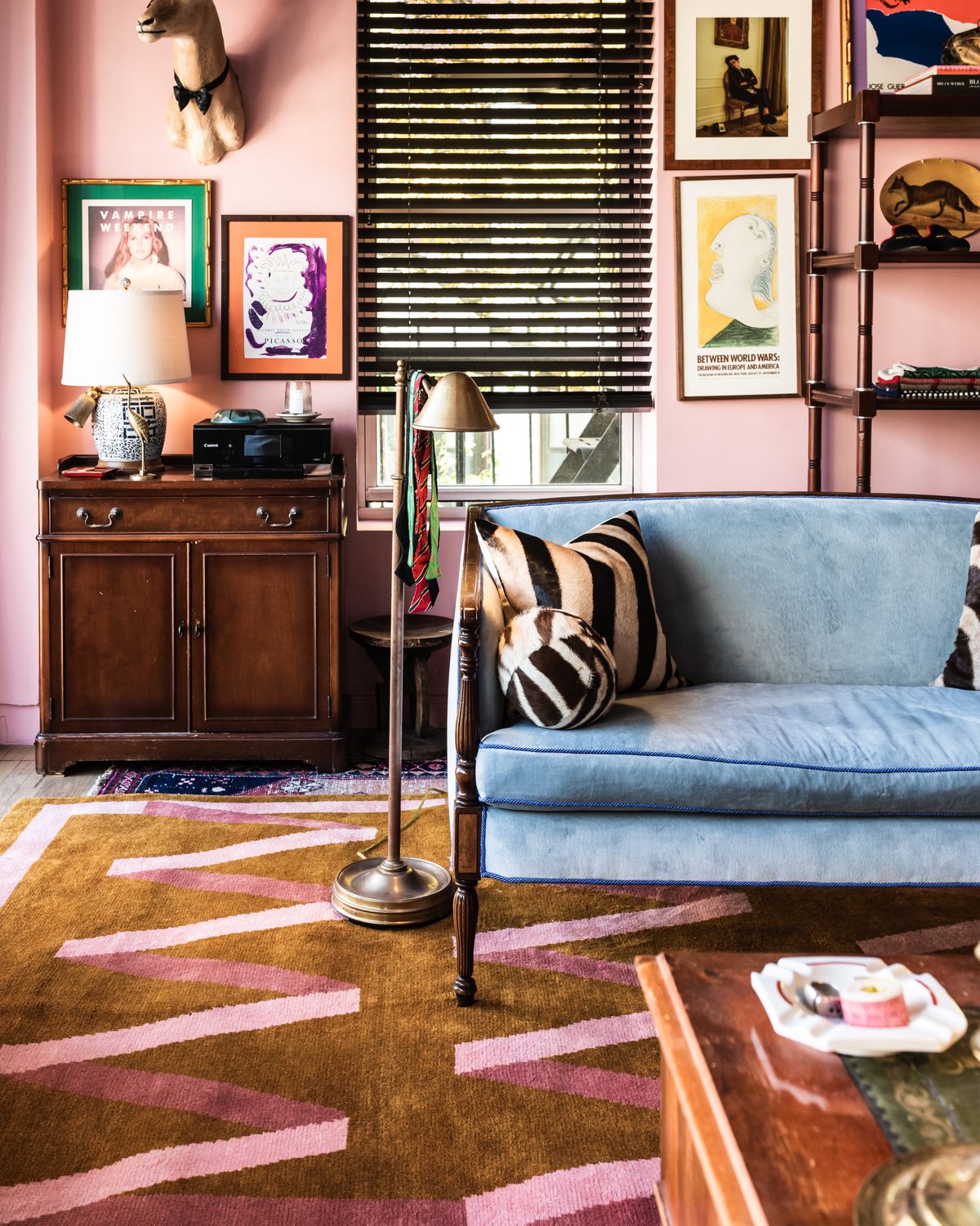 Folding Ribbon in Frederick Egan Castleberrys home in Greenwich Village studio.