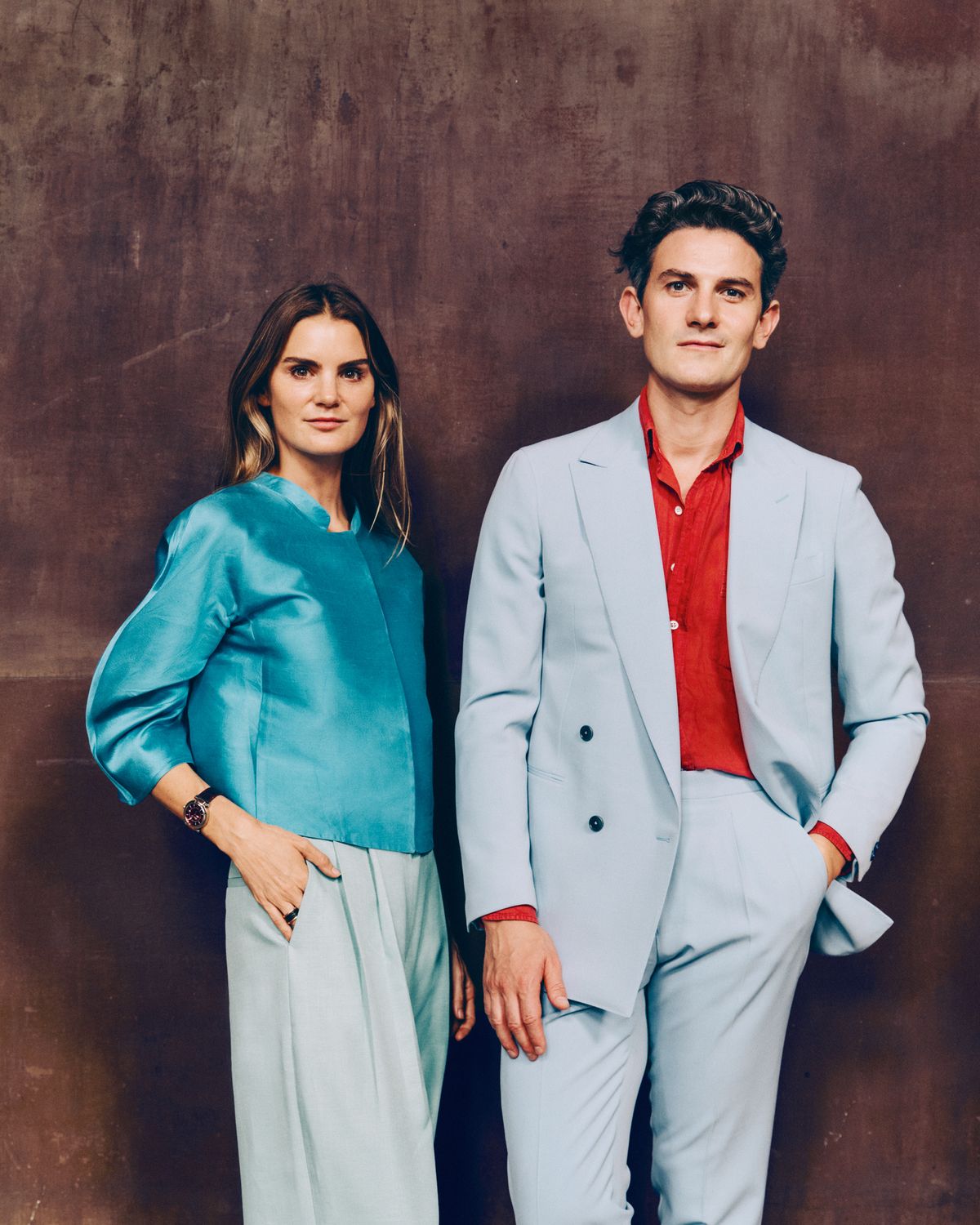 Portrait of designer duo Campbell-Rey together.