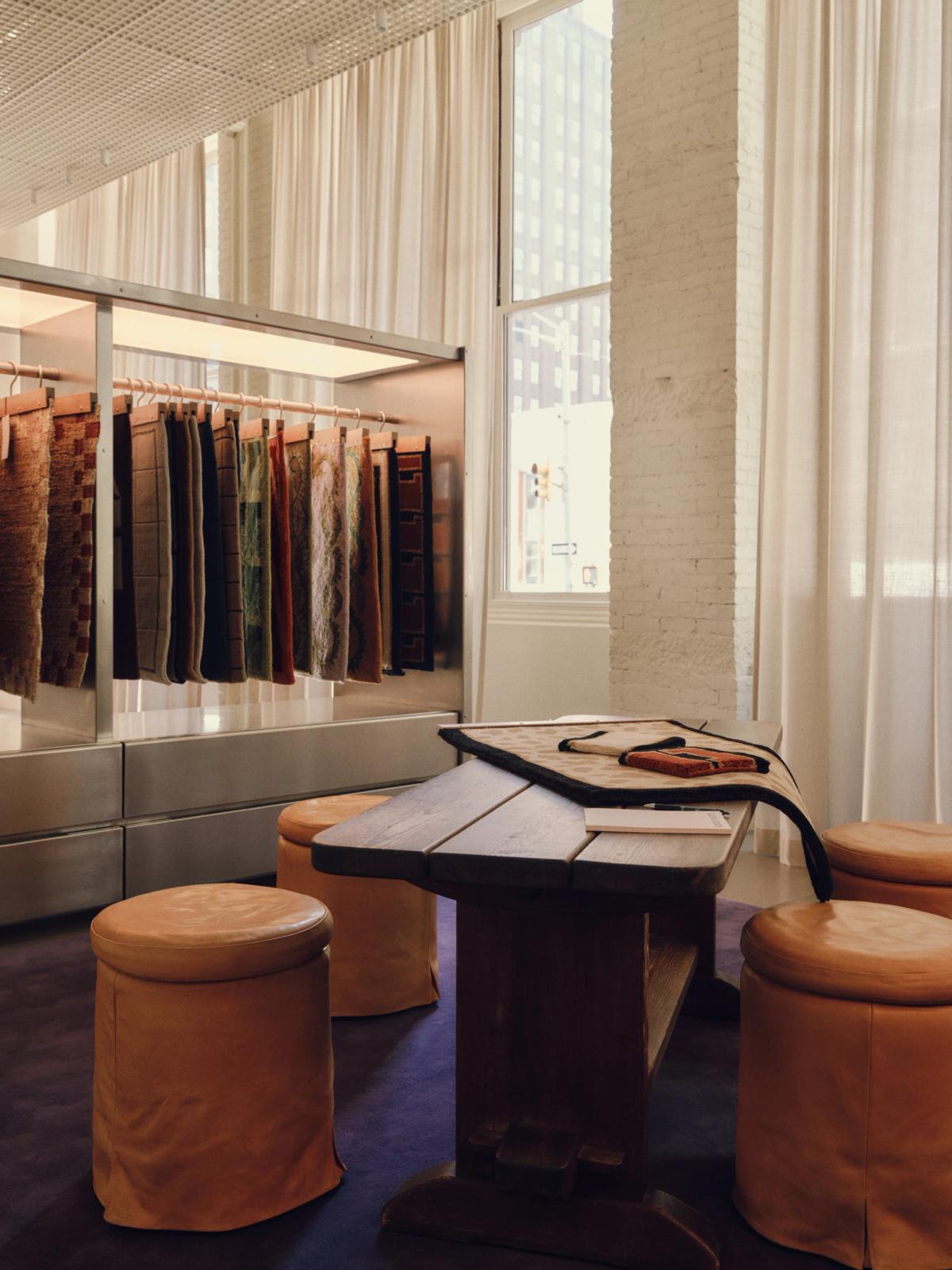 Le flagship Nordic Knots photographié à Soho, New York.