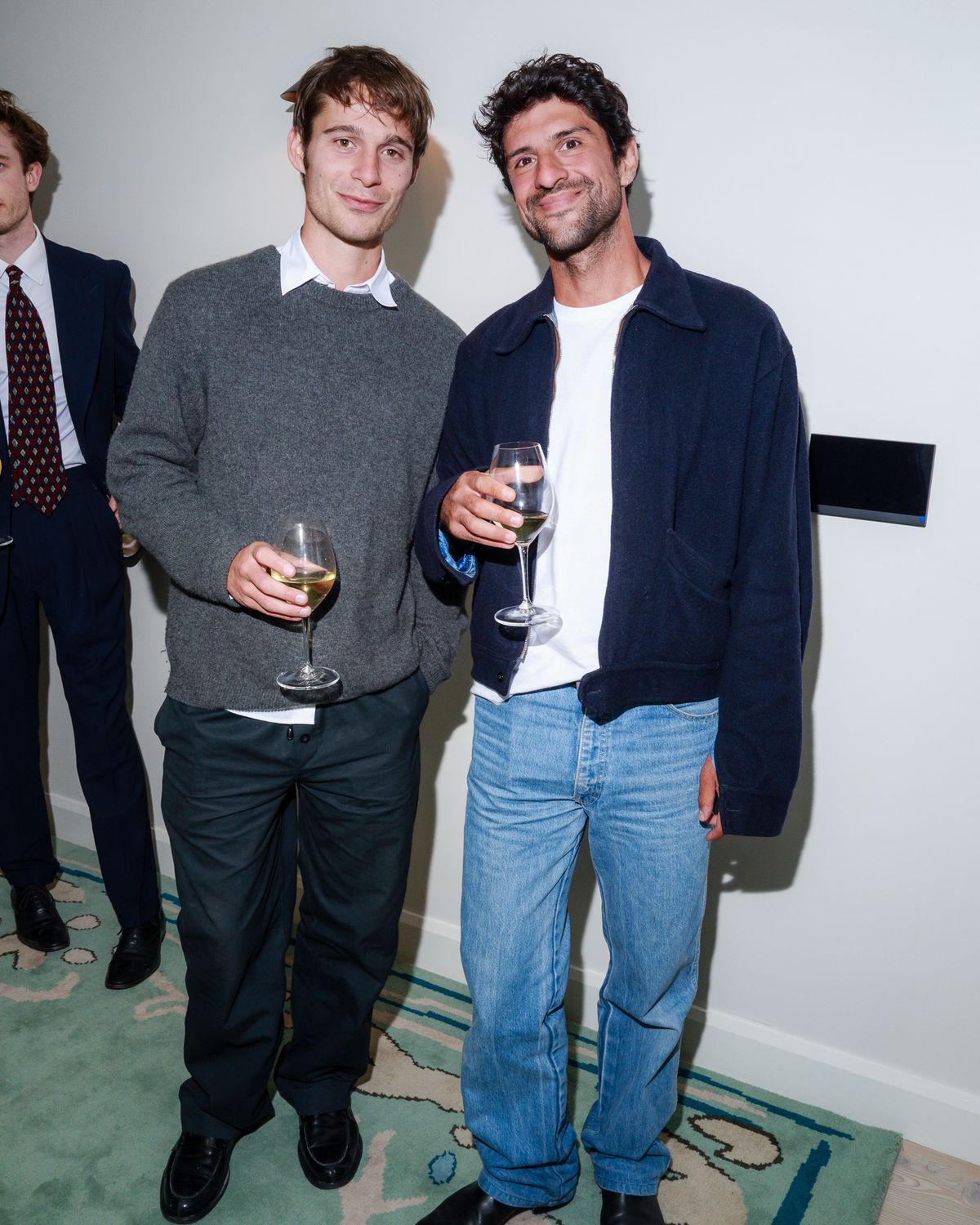 Porträt der Gäste bei der Eagle + Hodges Launch-Veranstaltung in London.