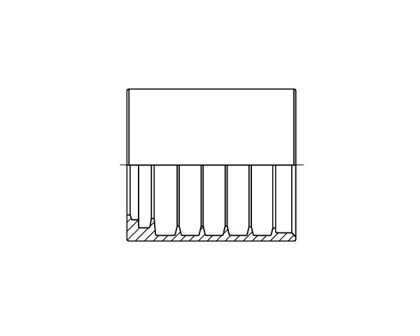 1 Wire Non Skive Ferrule - 1 SN - EN 853 SAE 100 R1AT