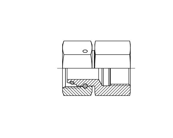 EGVD - BSPP Fixed Female to Metric Swivel