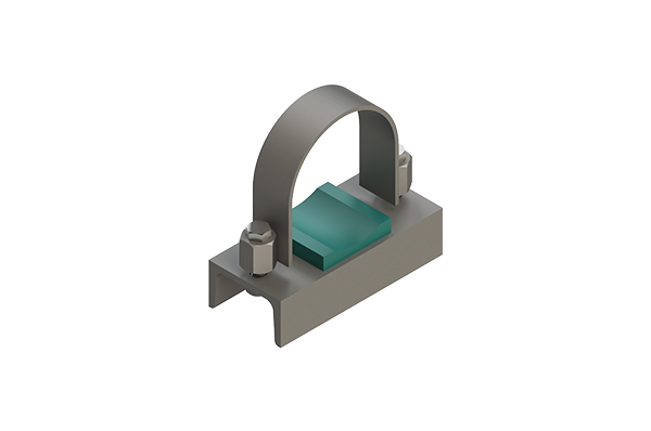 Steel Construction Clamp With Tube Supports