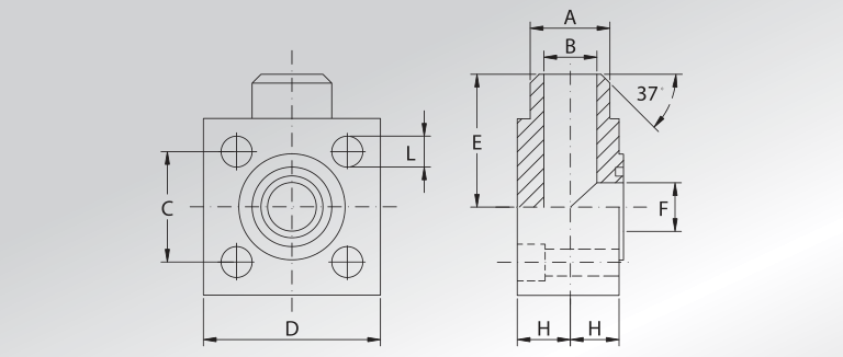 90° CETOP Flanges