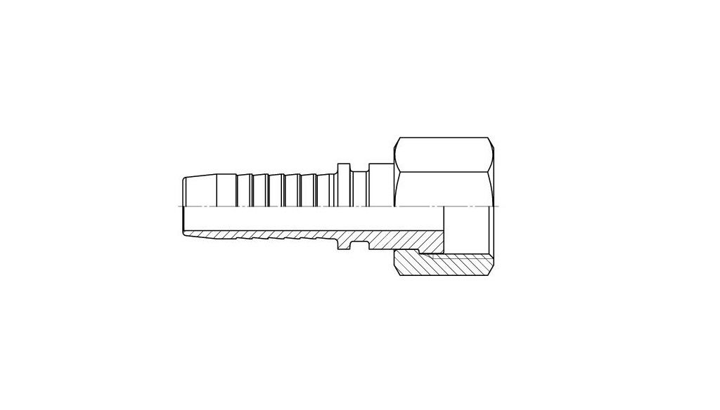ORFS - Oring Face Seal Hose Tail