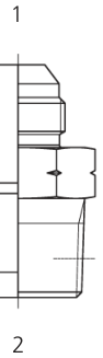 JIC X NPT Straight Adaptor