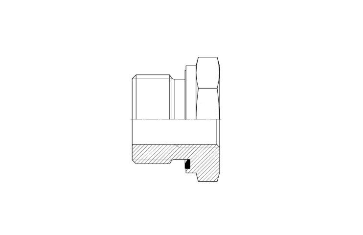 RIAS - BSPP - BSPPf Reducer wd seal Form A - CS