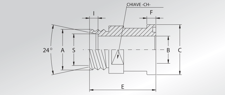 DIN 3901 - 3902 Metric Threaded Zinked Adapters