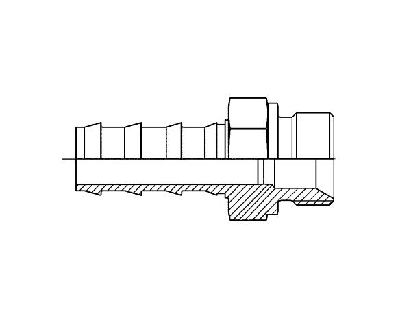 BSPP - PUSHLOCK Hosetail