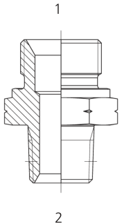 BSPP X NPT M/m