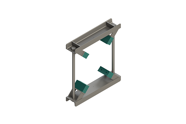 Steel Construction Clamp With Tube Saddles