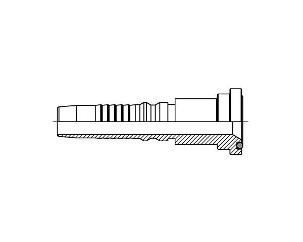 Code 62 Flange - INTERLOCK Hosetail