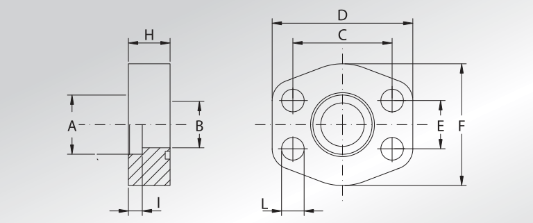 Weld In Flat Flanges
