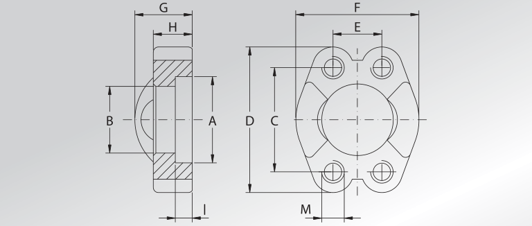 Uncut Flat Split Flanges With Metric Threaded Fixing Holes