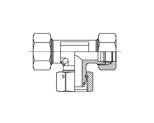 ETVD - Positional Branch Tee O-Ring