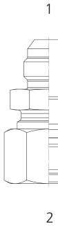 JIC X Metric M/f