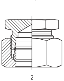 Metric Tube Cap F